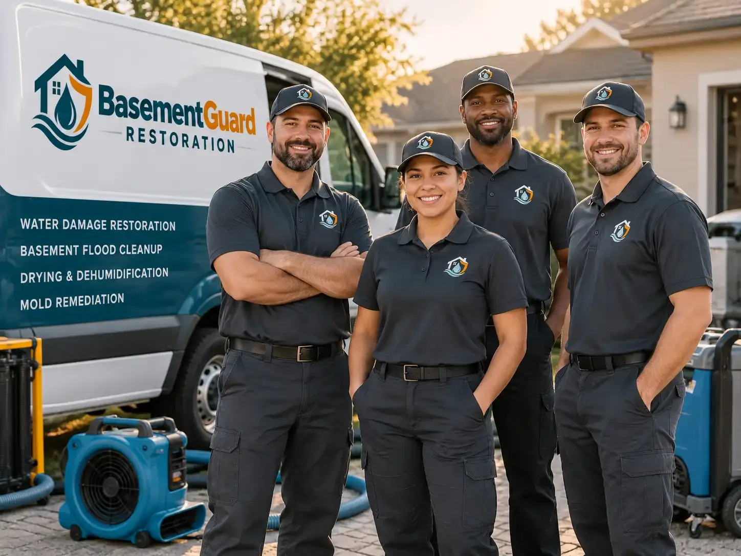 Basement Water Damage Restoration company in Shirland, IL